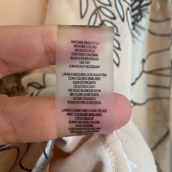 Calvin Klein Pale Pink Blouse Sz XL - Picture 6 of 6